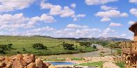 View over pool