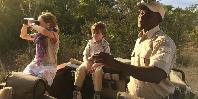 Children with guide