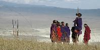 Masai in the Crater