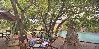 Lunch beside the pool