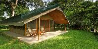 Outside tent
