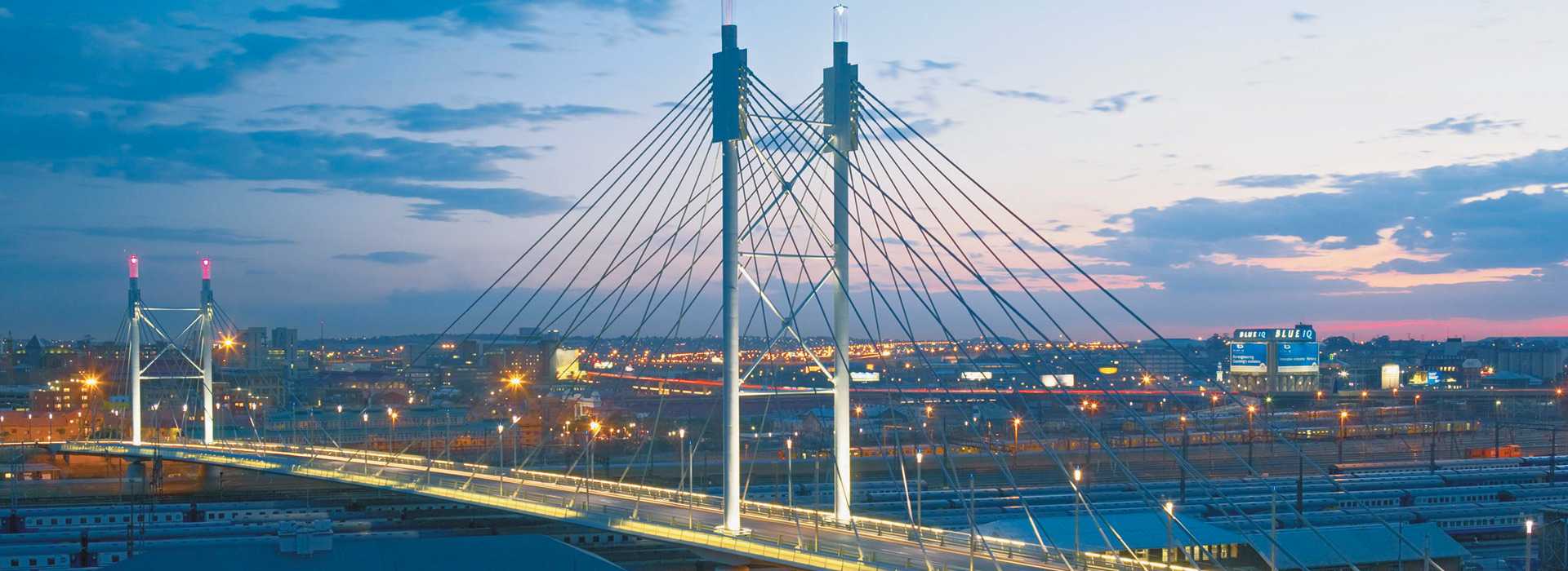 Johannesburg Skyline at sunset