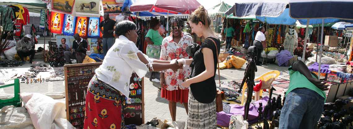 A market in Nairobi, Kenya