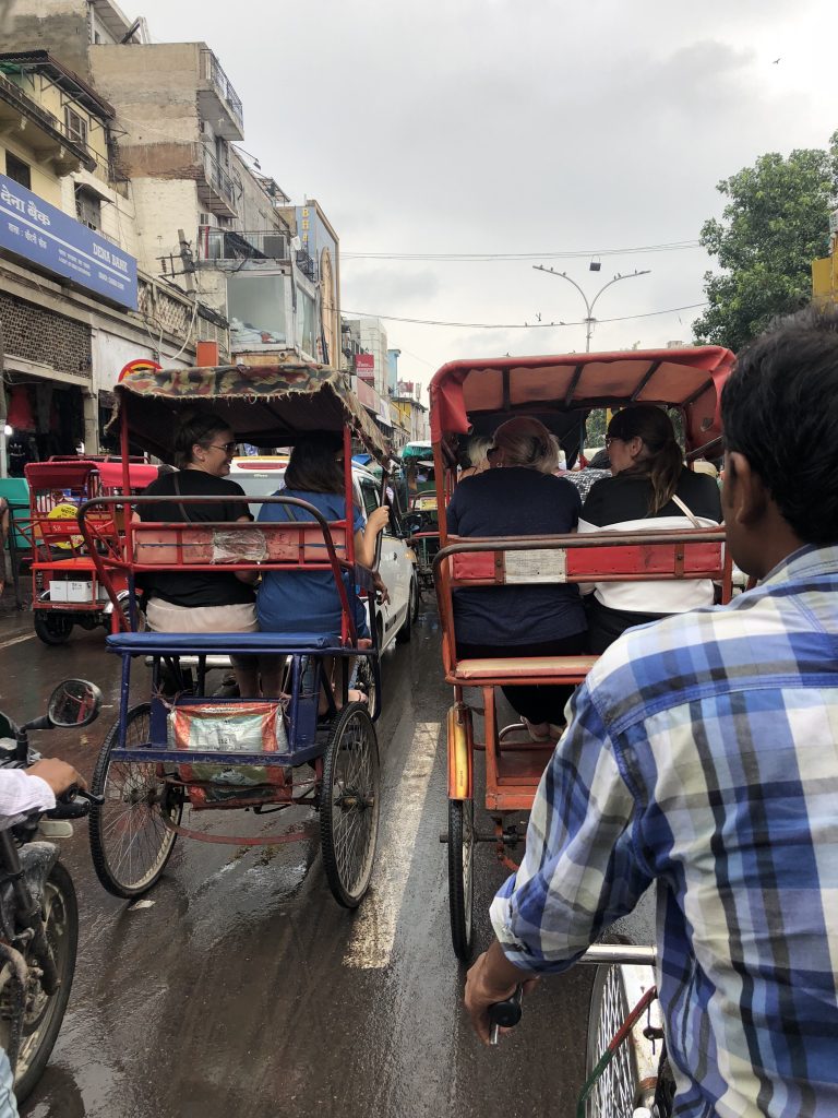 Rickshaw ride in Delhi