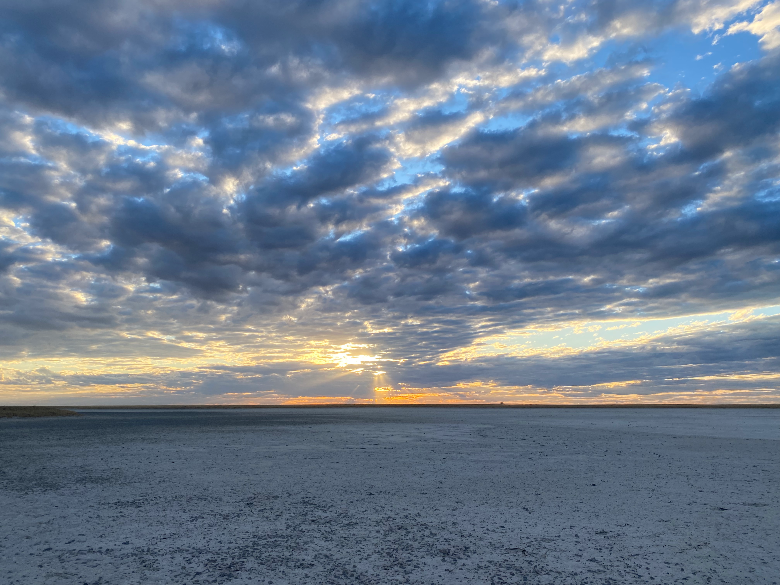 Sunset Makgadikgadi Pans
